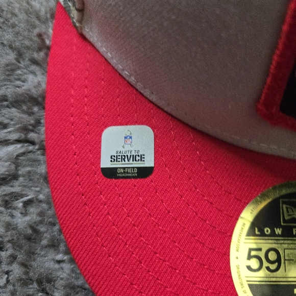 Kansas City Chiefs 59FIFTY Fitted Hat 7 3/8 Salute  To Service Camo 092025 - Picture 7 of 10